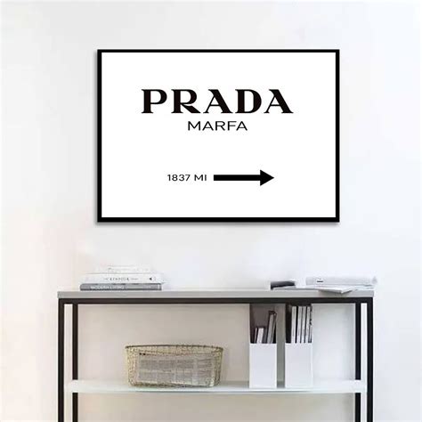 quadro arredamento moderno dipinto su tela prada marfa|Quadro in Tela Prada Marfa .